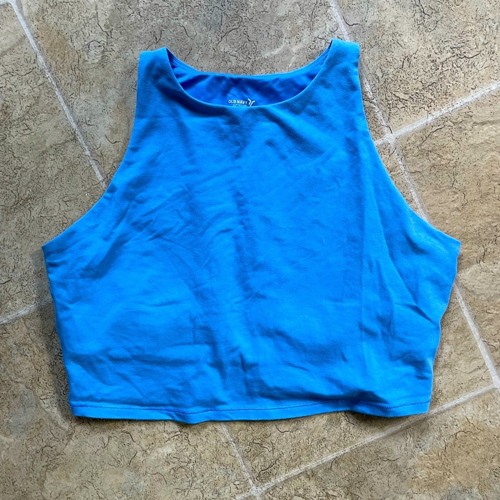 OLD NAVY POWERCHILL LIGHT SUPPORT LONGLINE SPORTS BRA